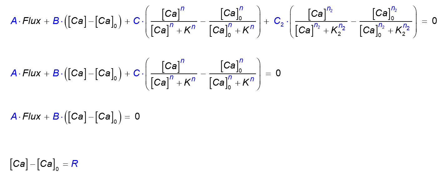 Boundary condition flux formula