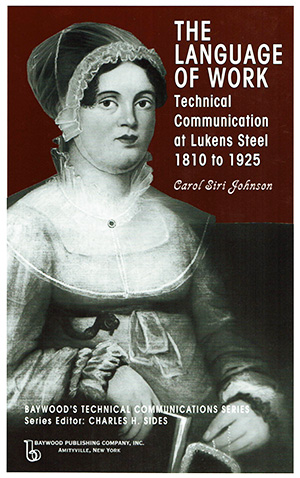 Cover of the Language of Work with link to uncorrected page proofs in pdf format.