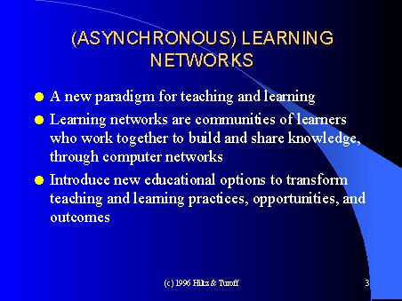 The Definition Of Asynchronous Learning