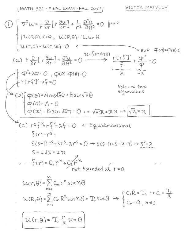 Math 331-001, Fall 2016, Victor Matveev, DMS, NJIT